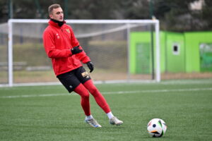 03.01.2025. Nowiny. Trening piłkarzy Korony Kielce. / Fot. Piotr Polak - PAP