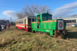 26.01.2025. Starachowice. Przejazd kolejką wąskotorową w ramach WOŚP / Fot. Anna Głąb - Rado Kielce