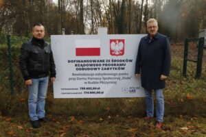 Zrewitalizowany park Zamoyskich w Rudzie Pilczyckiej / źródło: Jarosław Staciwa - Facebook