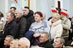 12.01.2025. Busko Zdrój. Spotkanie Karola Nawrockiego z mieszkańcami / Fot. Wiktor Taszłow - Radio Kielce