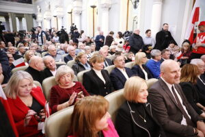 12.01.2025. Busko Zdrój. Spotkanie Karola Nawrockiego z mieszkańcami / Fot. Wiktor Taszłow - Radio Kielce