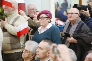 12.01.2025. Busko Zdrój. Spotkanie Karola Nawrockiego z mieszkańcami / Fot. Wiktor Taszłow - Radio Kielce