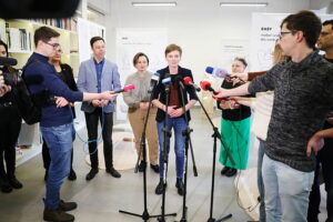 14.01.2025. Kielce. Konferencja dotycząca ferii zimowych / Fot. Wiktor Taszłow - Radio Kielce