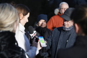 29.01.2025. Interwencja Radia Kielce i TVP3 Kielce / Fot. Wiktor Taszłow - Radio Kielce