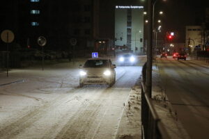 03.01.2025. Kielce. Śnieg. / Fot. Wiktor Taszłow - Radio Kielce