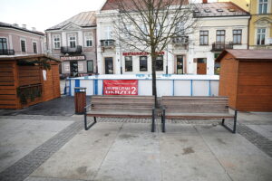 01.01.2025 Kielce. Rynek po zabawie sylwestrowej / Fot. Wiktor Taszłow - Radio Kielce