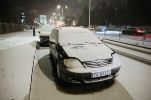 03.01.2025. Kielce. Śnieg. / Fot. Wiktor Taszłow - Radio Kielce