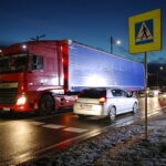 08.01.2025 Parszów. Droga krajowa nr 42 . Program Interwencja / Fot. Wiktor Taszłow - Radio Kielce