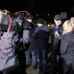 08.01.2025 Parszów. Droga krajowa nr 42 . Program Interwencja / Fot. Wiktor Taszłow - Radio Kielce