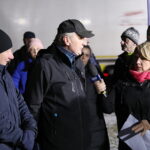 08.01.2025 Parszów. Droga krajowa nr 42 . Program Interwencja / Fot. Wiktor Taszłow - Radio Kielce