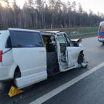 27.01.2025. Skarżysko-Kamienna. Trasa S7. Śmiertelny wypadek / Fot. mł. bryg. Daniel Kiełek - Straż Pożarna