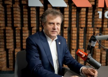 21.01.2025. Radio Kielce. Rozmowa Dnia. Na zdjęciu: Jacek Karnowski - wiceminister funduszy i polityki regionalnej / Fot. Piotr Kwaśniewski - Radio Kielce