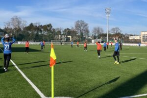 18.01.2025. Ostrowiec Św. Sparing KSZO 1929 - Stal Kraśnik / Fot. Kamil Król - Radio Kielce