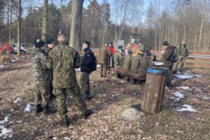 25.01.2025. Marsz Szlakiem Powstańców Styczniowych z Wiązownicy Kolonii do Rytwian / Fot. Grażyna Szlęzak - Radio Kielce