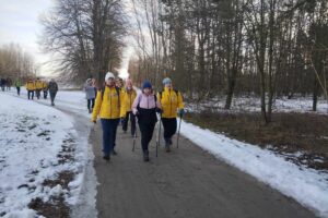 25.01.2025. Marsz Szlakiem Powstańców Styczniowych z Wiązownicy Kolonii do Rytwian / Fot. Grażyna Szlęzak - Radio Kielce