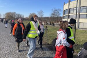 26.01.2025. Sandomierz. marszu nordic walking pod hasłem „Policz się z cukrzycą” / Fot. Grażyna Szlęzak - Radio Kielce