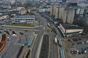 28.01.2025. Kielce. Ulica Gosiewskiego, Żelazna oraz Czarnowska / Fot. Jarosław Kubalski - Radio Kielce