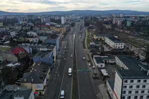 28.01.2025. Kielce. Ulica Gosiewskiego, Żelazna oraz Czarnowska / Fot. Jarosław Kubalski - Radio Kielce