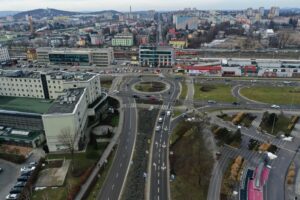 28.01.2025. Kielce. Ulica Gosiewskiego, Żelazna oraz Czarnowska / Fot. Jarosław Kubalski - Radio Kielce