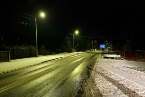 08.01.2025. Warunki na drogach w regionie / Fot. Wiktor Taszłow - Radio Kielce