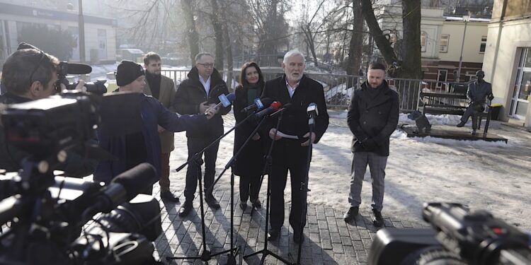 20.01.2025. Kielce. Konferencja Koalicji Obywatelskiej / Fot. Jarosław Kubalski - Radio Kielce