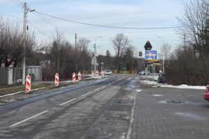 23.01.2025. Kielce. Remont al. Górników Staszicowskich. / Fot. Jarosław Kubalski - Radio Kielce