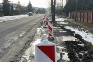 23.01.2025. Kielce. Remont al. Górników Staszicowskich. / Fot. Jarosław Kubalski - Radio Kielce