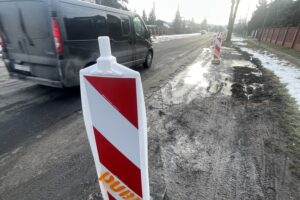 23.01.2025. Kielce. Remont al. Górników Staszicowskich. / Fot. Jarosław Kubalski - Radio Kielce