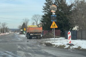 23.01.2025. Kielce. Remont al. Górników Staszicowskich. / Fot. Jarosław Kubalski - Radio Kielce