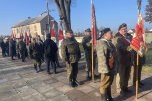 19.01.2025. Wąchock. Zakończenie obchodów 162 rocznicy wybuchu Powstania Styczniowego. / Fot. Anna Głąb - Radio Kielce