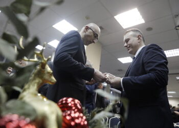 08.01.2025 Kielce. Spotkanie opłatkowe "Solidarności"/ Fot. Jarosław Kubalski - Radio Kielce