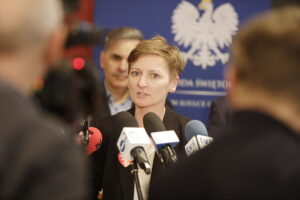 15.01.2025. Kielce. Konferencja prasowa na temat WOŚP. Na zdjęciu: Agata Wojda - prezydent Kielc / Fot. Jarosław Kubalski - Radio Kielce