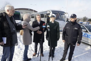 17.01.2025. Kielce. Kontrola autokarów / Fot. Jarosław Kubalski - Radio Kielce