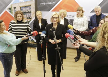 27.01.2025. Kielce. Wojewódzka Biblioteka Publiczna. Konferencja poświęcona ogólnopolskiemu konkursowi pn. „Świętokrzyska Nagroda Literacka” / Fot. Jarosław Kubalski - Radio Kielce