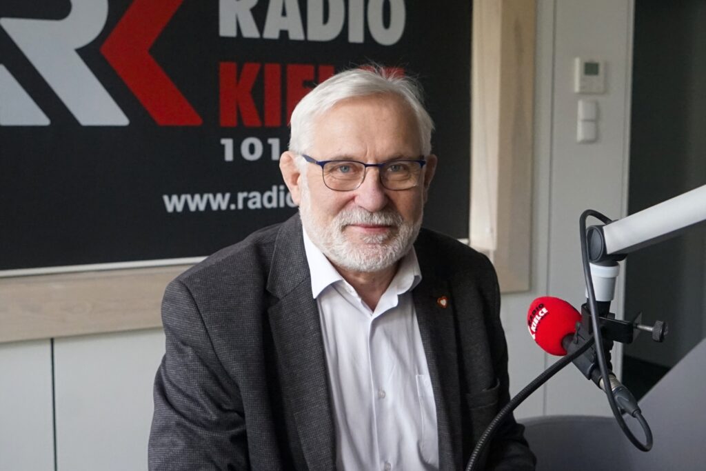 27.01.2025. Radio Kielce. Rozmowa Dnia. Na zdjęciu: Lucjan Pietrzczyk / Fot. Angelika Rejnowicz - Radio Kielce