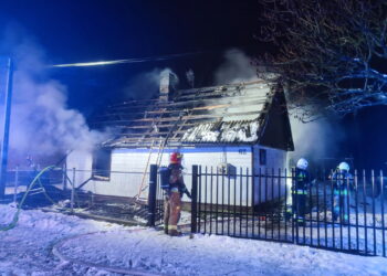 Pożar domu. W akcji pięć jednostek straży