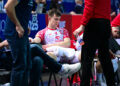 Mecz Polska - USA. Na zdjęciu: Michał Olejniczak/ Fot. Paweł Bejnarowicz / ZPRP