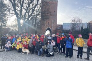 01.01.2025. Sandomierz. Noworoczny Złaz po Górach Pieprzowych / Fot. Grażyna Szlęzak - Radio Kielce