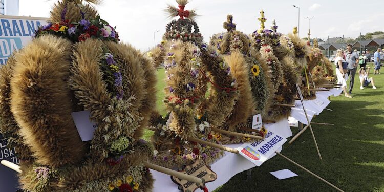 28.08.2022. Górno. Dożynki powiatu kieleckiego i gminy Górno. / Fot. Jarosław Kubalski - Radio Kielce.