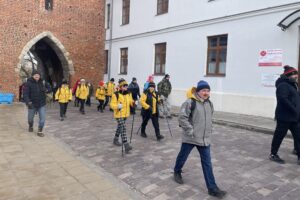 01.01.2025. Sandomierz. Noworoczny Złaz po Górach Pieprzowych / Fot. Grażyna Szlęzak - Radio Kielce