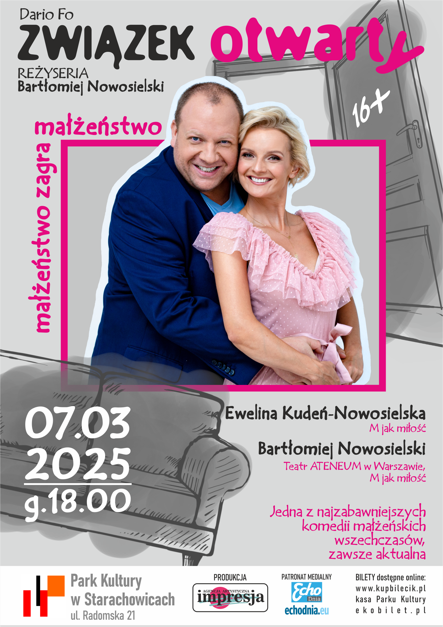 Związek otwarty – spektakl - Radio Kielce