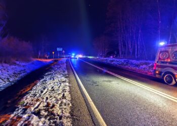 17.01.2025 Trzcianka. Tragiczny wypadek / Fot. Policja