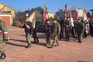 09.02.2025. Skarżysko-Kamienna. Uroczystości w 85. rocznicę zbrodni niemieckiej na osiedlu Bór / Fot. Anna Głąb - Radio Kielce