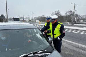 14.02.2025. Kielce. Akcja „Nie rozlewaj krwi na drodze” / Fot. Daniel Czwartosz - Radio Kielce