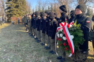 21.02.2025. VI Marsz Szlakiem Powstańców Styczniowych na trasie Staszów-Kurozwęki / Fot. Grażyna Szlęzak – Radio Kielce