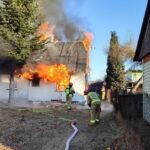 11.02.2025. Piła. Pożar domu / Fot. PSP Końskie