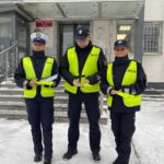 14.02.2025. Końskie. Akcja policji „Odblask na walentynki” / Fot. Magdalena Galas-Klusek – Radio Kielce