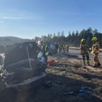 05.02.2025. Jaworznia. Zderzenie samochodów / Fot. Straż Pożarna