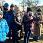22.02.2025. Starachowice. Protest mieszkańców przeciw sprzedaży kolejnych dwóch działek miejskich przy ul. Leśnej / Fot. starachowicki.eu
