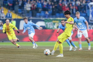 25.02.2025. Chorzów. Mecz 1/4 finału Pucharu Polski: Ruch Chorzów - Korona Kielce. / Fot. Michał Meissner - PAP